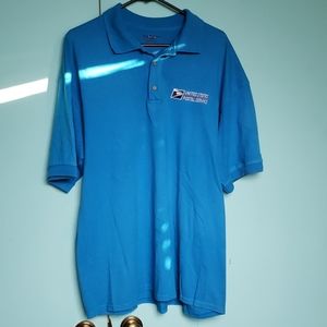 Gildan USPS Light Blue Polo T-Shirt